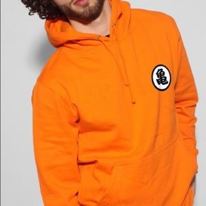 New Comfy Dragon Ball Z Orange hoodie Unisex Sz L